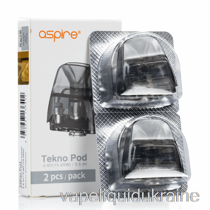 Vape Liquid Ukraine Aspire TEKNO Replacement Pods [Non-Replaceable Coil] 3.5mL TEKNO Pods - 0.6ohm
